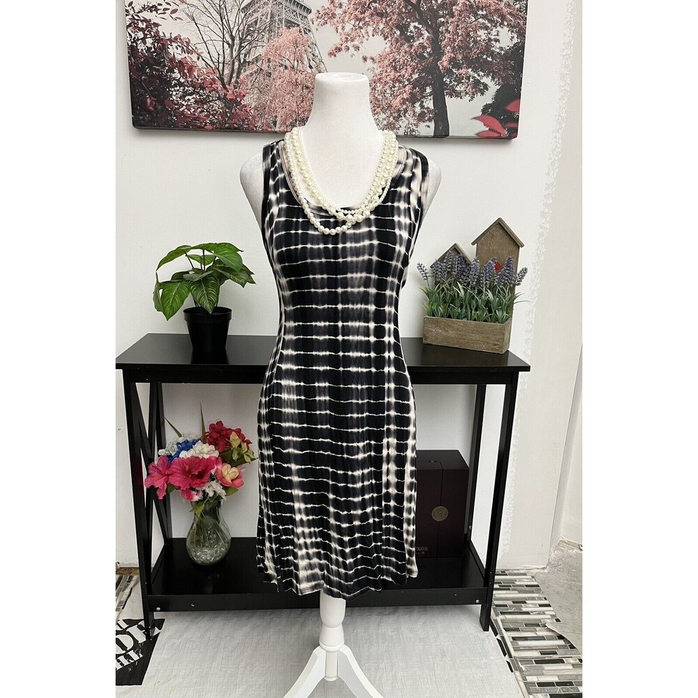 Mi Ami Women’s Tank Dress Size XS Sleeveless Geometric Asymmetrical Pullover